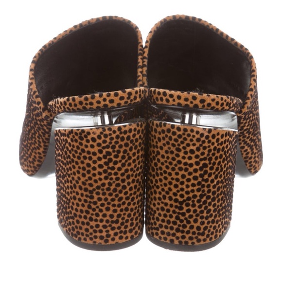 Alexander Wang animal print block heel mule - Picture 3 of 8